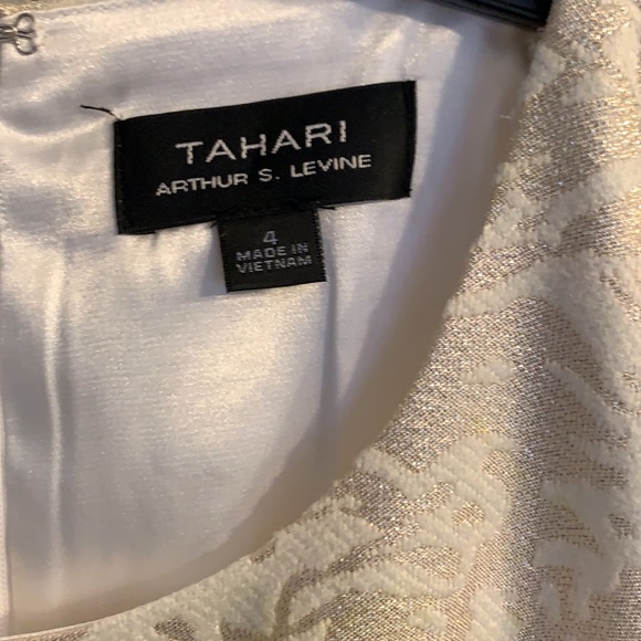 Tahari Floral Jacquard flower ombre fit and flare dress 4 NWT new with tags - Picture 7 of 10